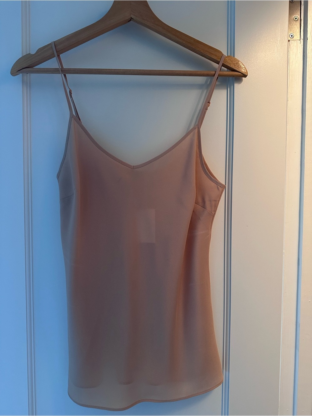 J. Crew Blush Pink Adjustable-Strap V-Neck Cami